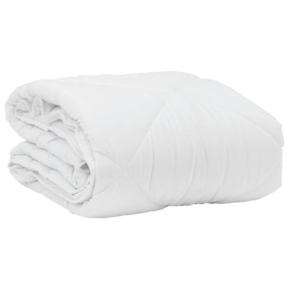 vidaXL Summer Duvet with Pillow 2 pcs White Microfiber