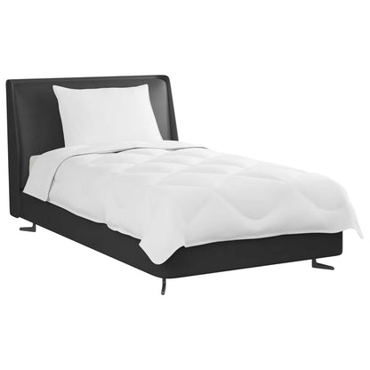 vidaXL Summer Duvet with Pillow 2 pcs White Microfiber