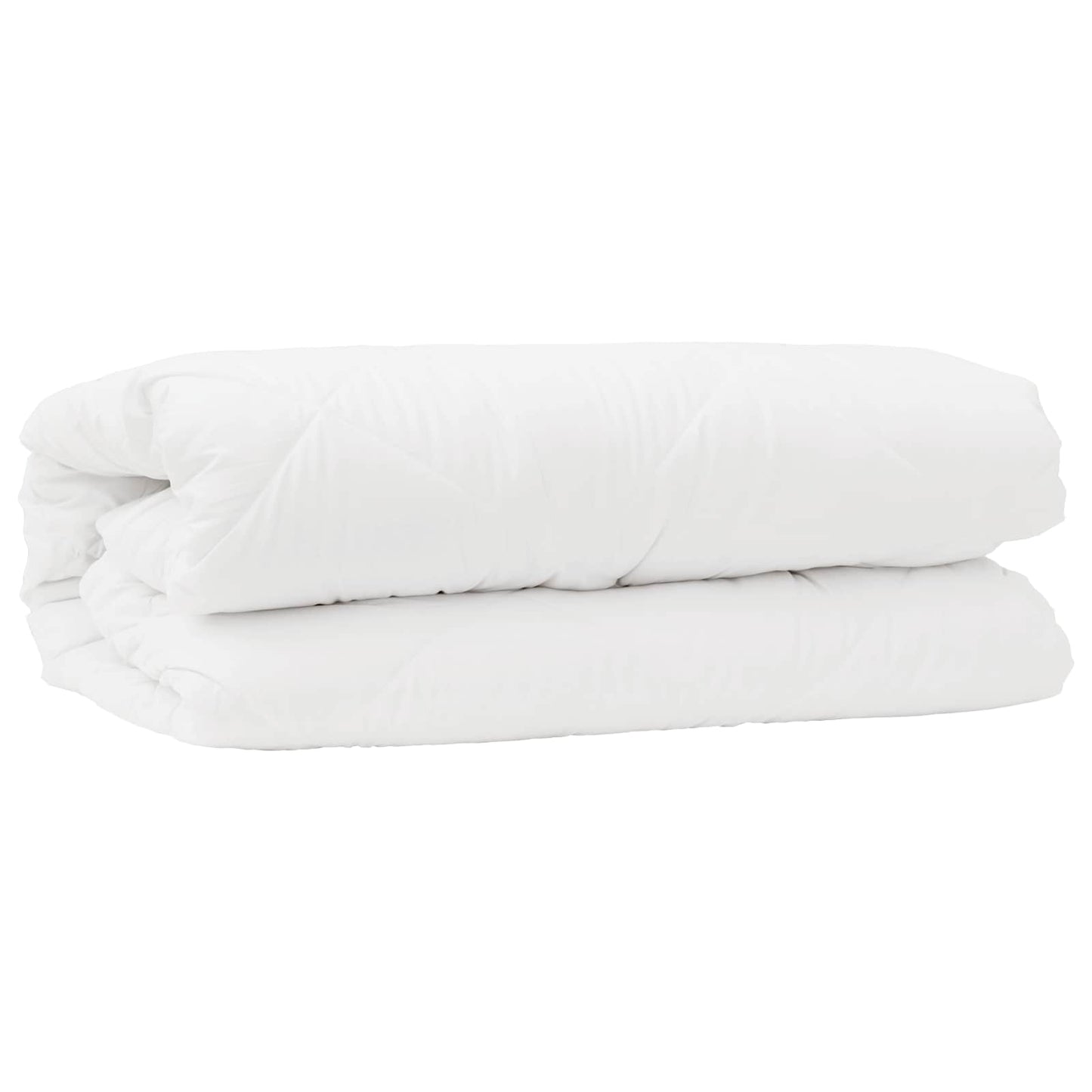 vidaXL Duvet Set with Pillow 2 pcs White Microfibre