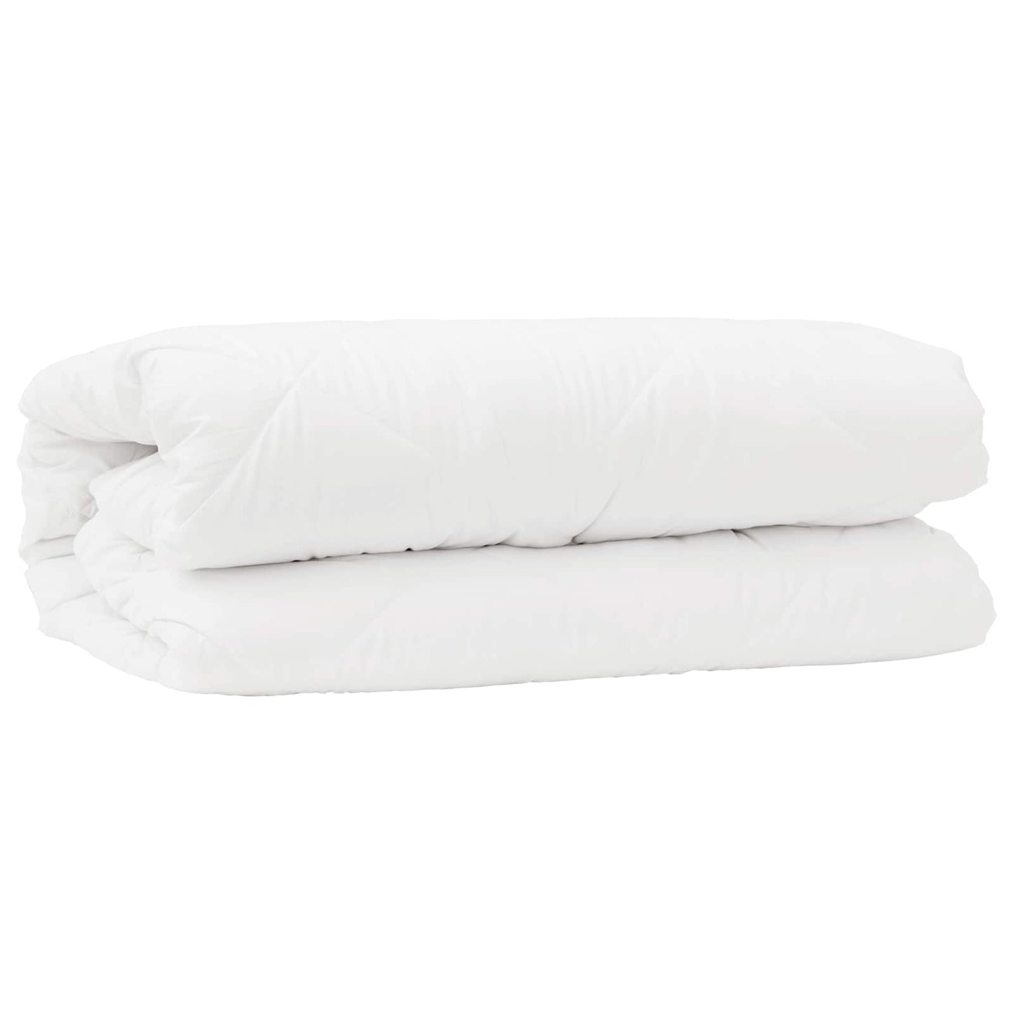 vidaXL Duvet Set with Pillow 2 pcs White Microfibre