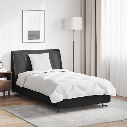 vidaXL Duvet Set with Pillow 2 pcs White Microfibre