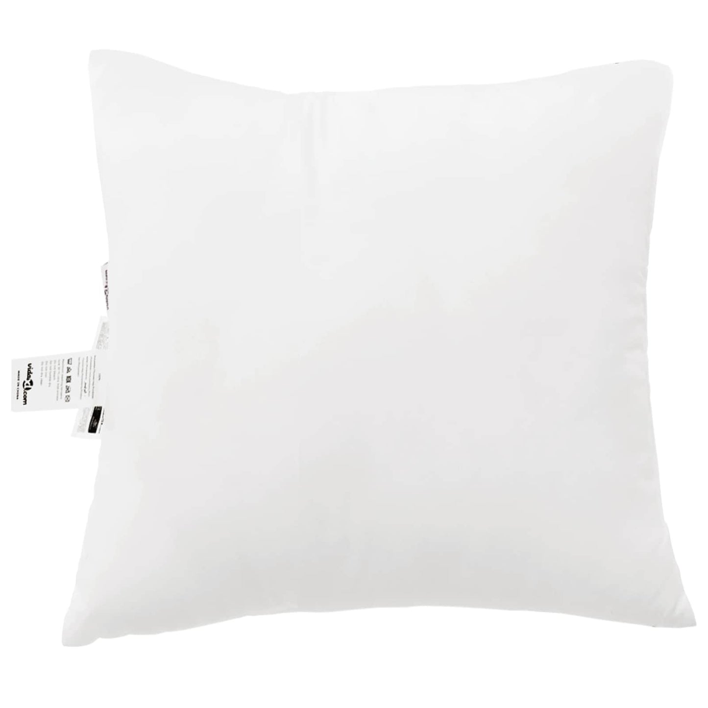 vidaXL Duvet Set with Pillow 2 pcs White Microfibre
