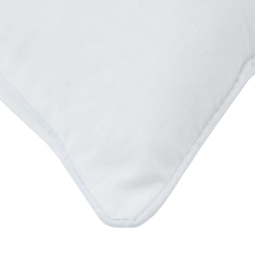 vidaXL Duvet with Pillow 2 pcs White 140 x 220 cm Microfibre