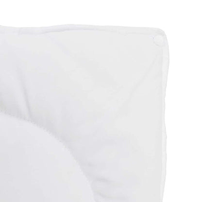 vidaXL Duvet with Pillow 2 pcs White 155 x 220 cm Microfibre