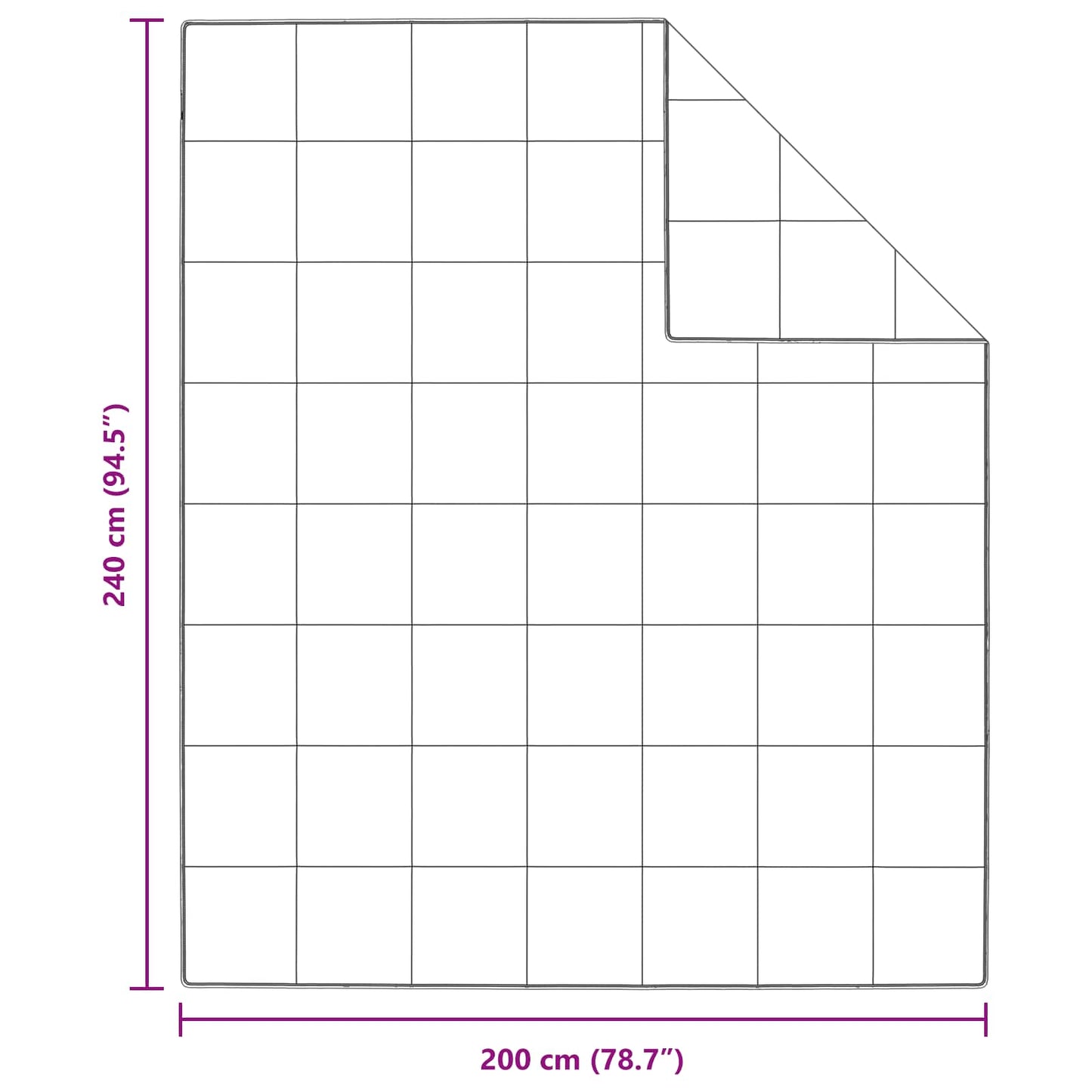 vidaXL Winter Duvet with Pillow 3 pcs White Down Feather