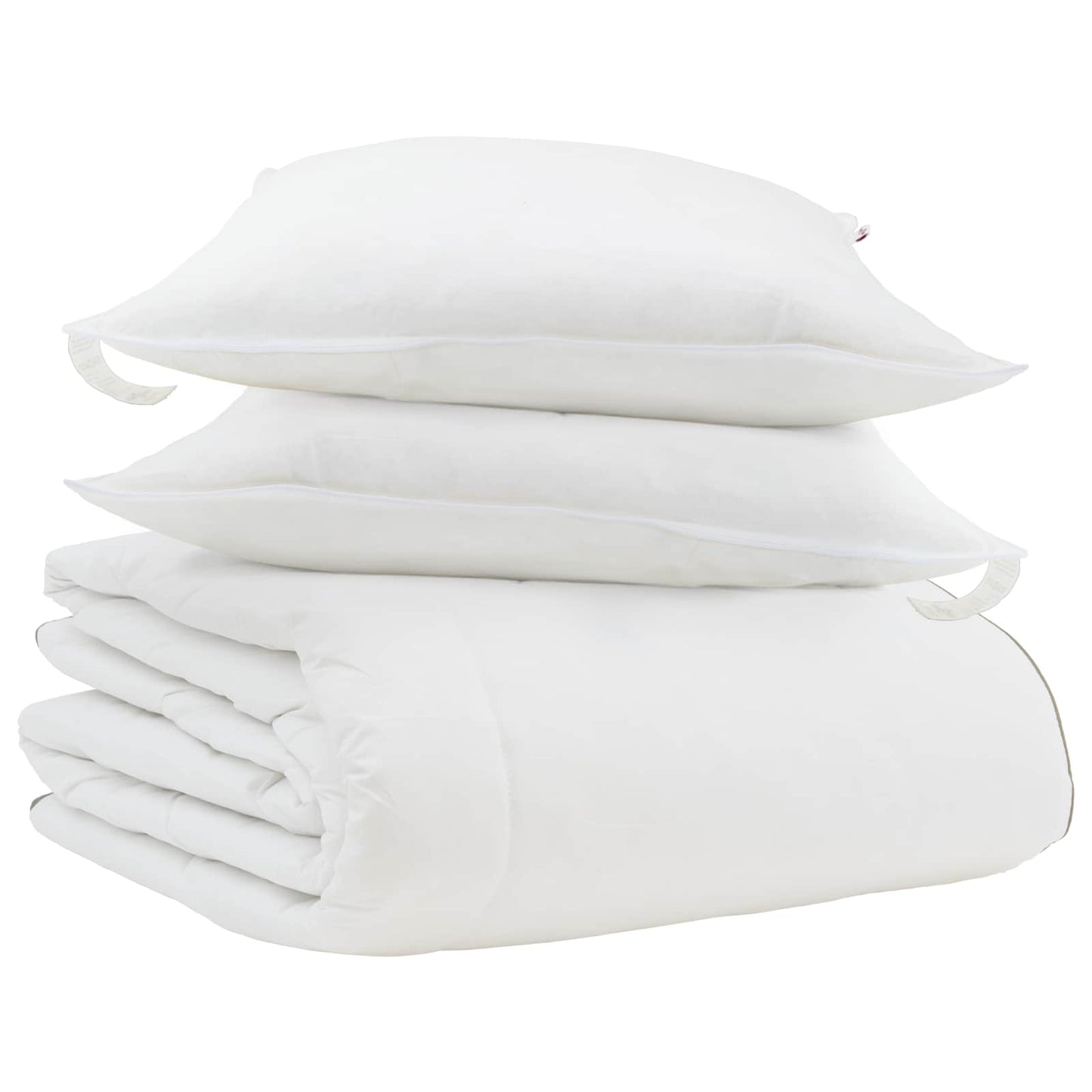 vidaXL Winter Duvet with Pillow 3 pcs White Down Feather