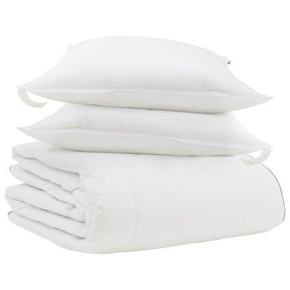vidaXL Winter Duvet with Pillow 3 pcs White Down Feather