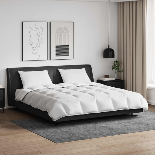 vidaXL Duvet Set with Pillow 3 pcs White Down Feather