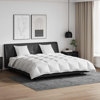 vidaXL Duvet Set with Pillow 3 pcs White Down Feather