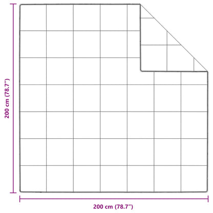 vidaXL Duvet Set with Pillow 3 pcs White Down Feather