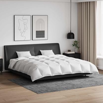 vidaXL Duvet Set with Pillow 3 pcs White Down Feather