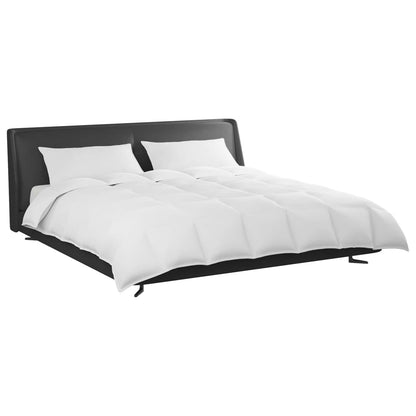 vidaXL Duvet Set with Pillow 3 pcs White Down Feather