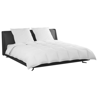 vidaXL Duvet Set with Pillow 3 pcs White Down Feather