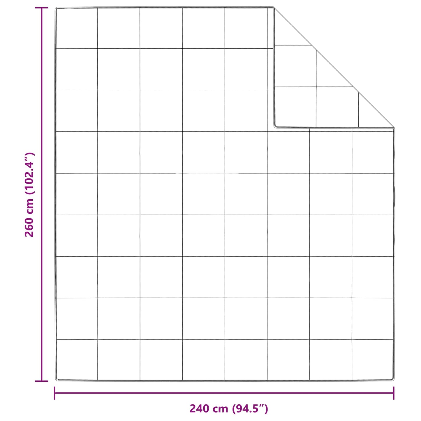 vidaXL Duvet Set with Pillow 3 pcs White Down Feather