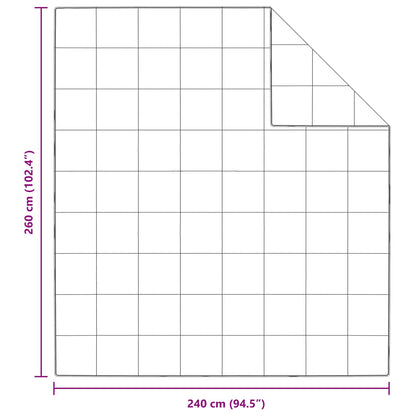 vidaXL Duvet Set with Pillow 3 pcs White Down Feather