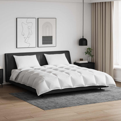 vidaXL Duvet Set with Pillow 3 pcs White Down Feather