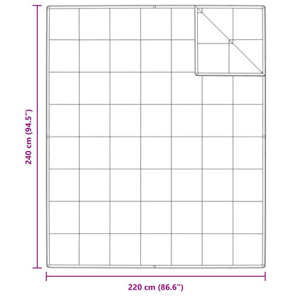 vidaXL Duvet Set with Pillow 3 pcs White Microfiber and Cotton