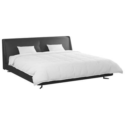 vidaXL Duvet Set with Pillow 3 pcs White Microfiber and Cotton