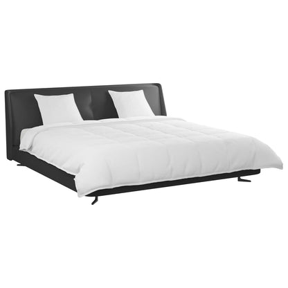 vidaXL Duvet Set with Pillow 3 pcs White Microfiber and Cotton