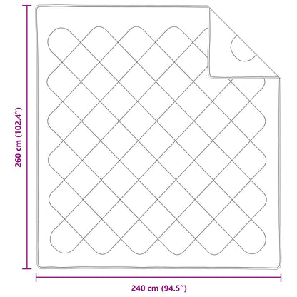 vidaXL Summer Duvet with Pillow 3 pcs White Microfibre