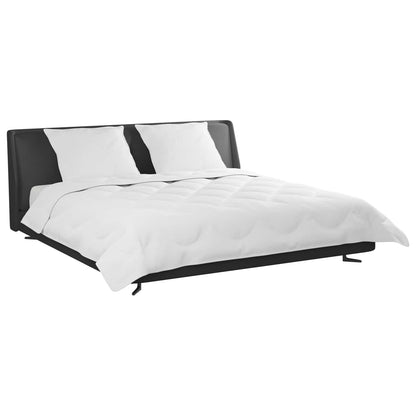 vidaXL Duvet with Pillow 3 pcs White Microfibre