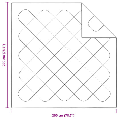 vidaXL Winter Duvet with Pillow 3 pcs White Microfiber