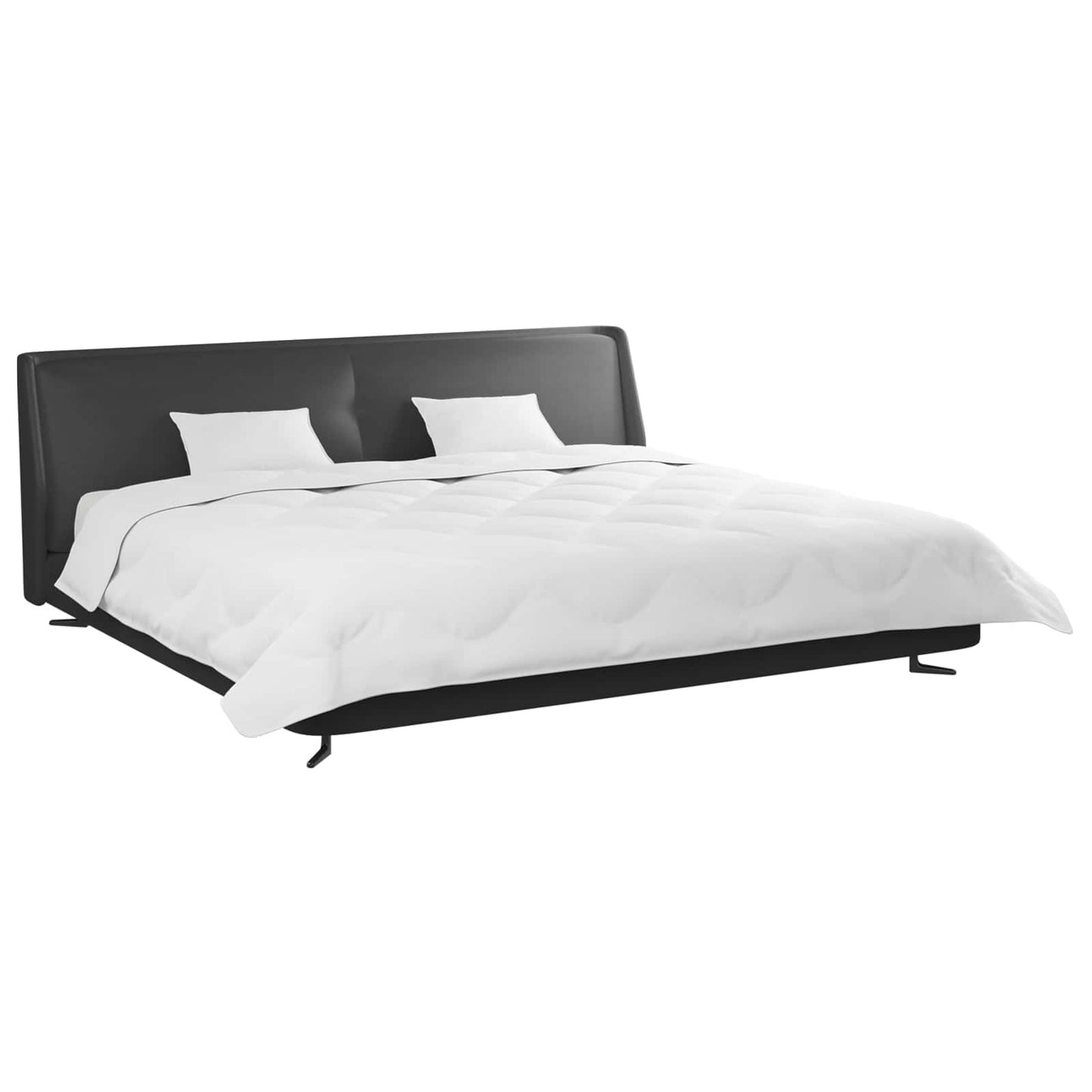 vidaXL Winter Duvet with Pillow 3 pcs White Microfiber