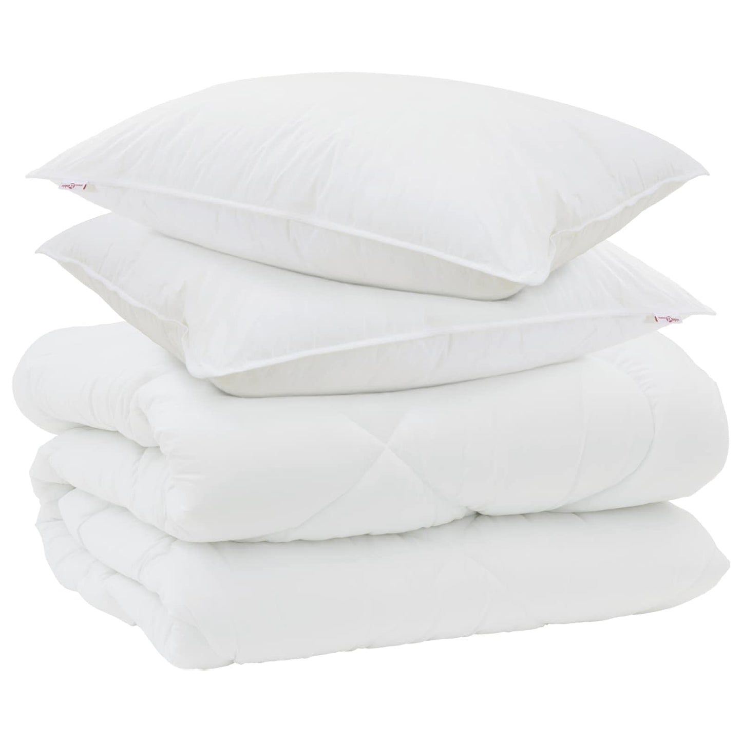 vidaXL Winter Duvet with Pillow 3 pcs White Microfiber