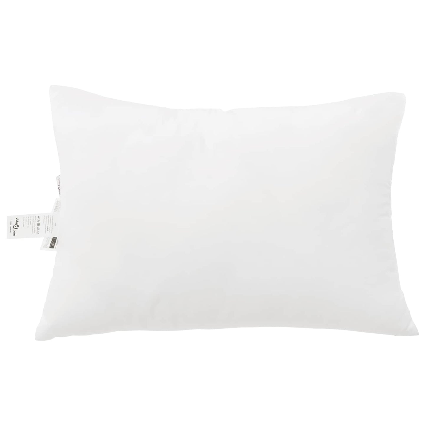 vidaXL Duvet with Pillows 3 pcs White Microfiber and Down Feather