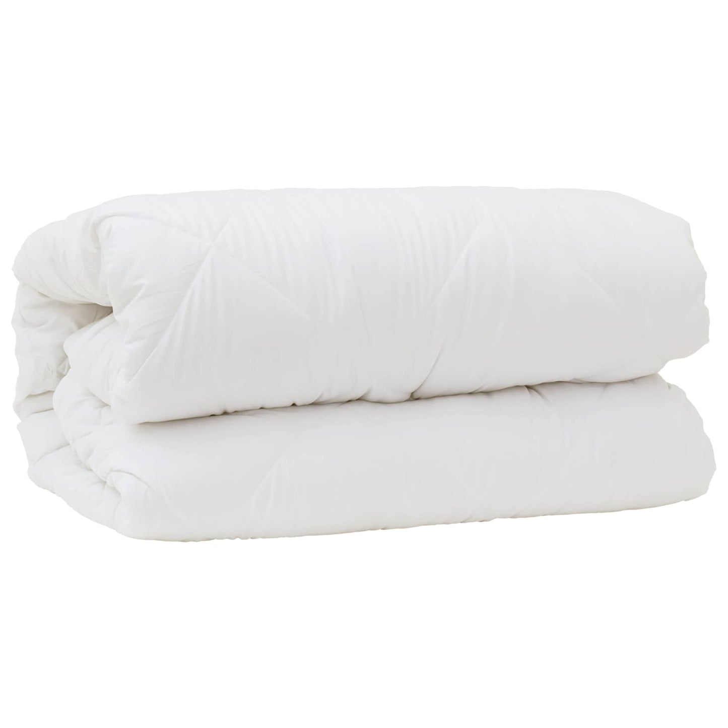 vidaXL Duvet with Pillow 3 pcs White Microfibre