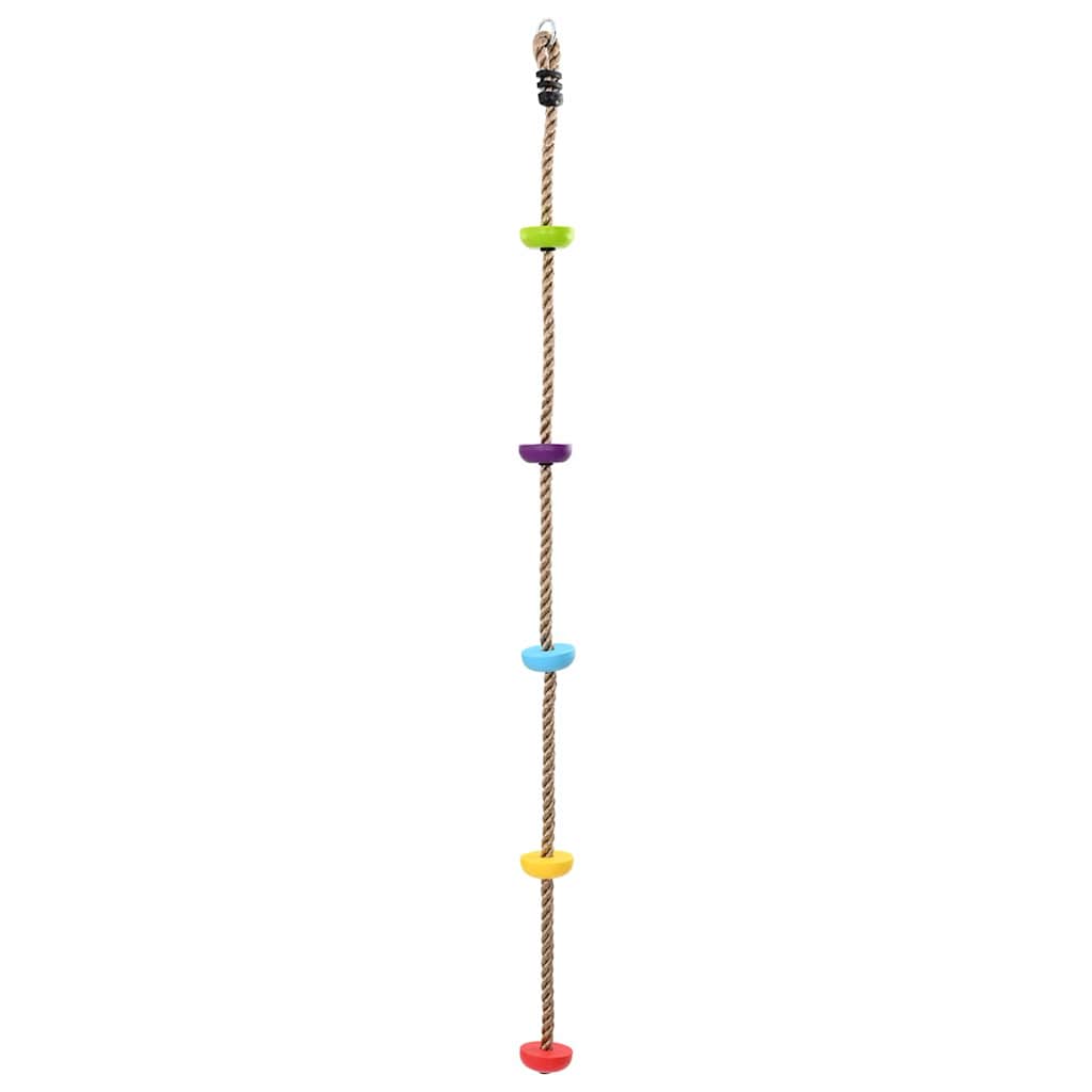 vidaXL Climbing Rope Multicolour 10.5 x 10.5 x 201 cm Polyester