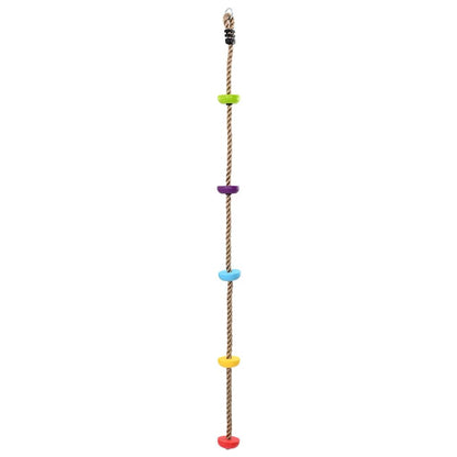 vidaXL Climbing Rope Multicolour 10.5 x 10.5 x 201 cm Polyester