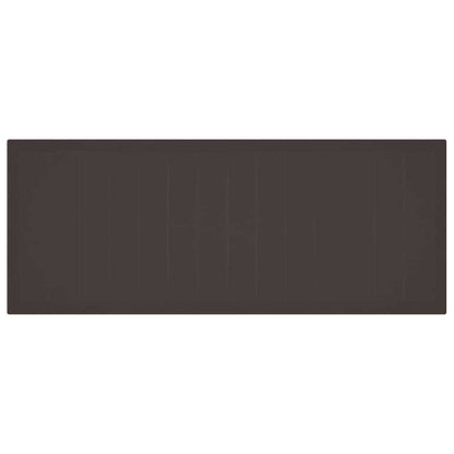 vidaXL Garden Table Brown 250 x 100 x 73 cm Poly Rattan