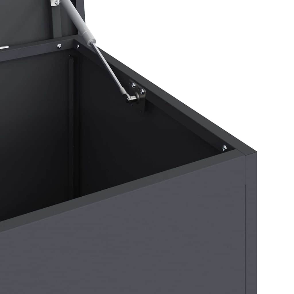 vidaXL Garden Storage Cushion Box Steel 100 x 50.5 x 50 cm 220