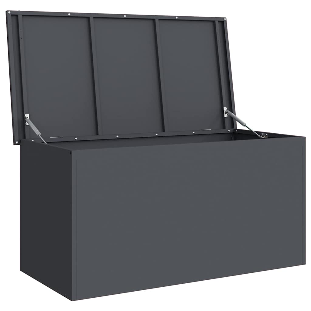 vidaXL Garden Storage Cushion Box Steel 100 x 50.5 x 50 cm 220
