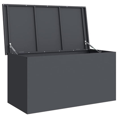 vidaXL Garden Storage Cushion Box Steel 100 x 50.5 x 50 cm 220