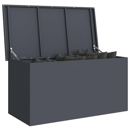vidaXL Garden Storage Cushion Box Steel 100 x 50.5 x 50 cm 220