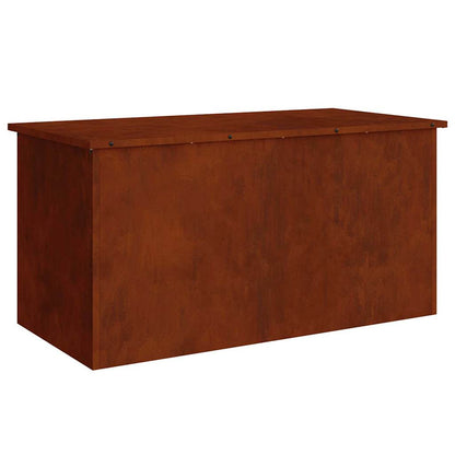 vidaXL Garden Storage Cushion Box Galvanised Steel 100 x 50.5 x 50 cm