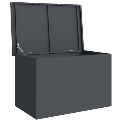 vidaXL Garden Storage Cushion Box Steel 80 x 50.5 x 50 cm 180