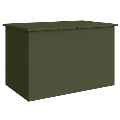 vidaXL Garden Storage Cushion Box Steel 80 x 50.5 x 50 cm 175 L