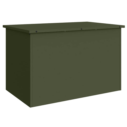 vidaXL Garden Storage Cushion Box Steel 80 x 50.5 x 50 cm 175 L