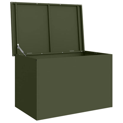 vidaXL Garden Storage Cushion Box Steel 80 x 50.5 x 50 cm 175 L