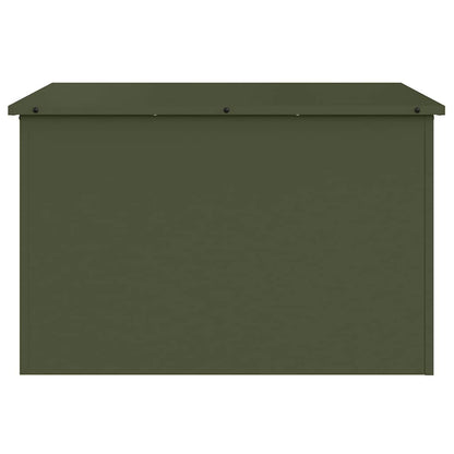 vidaXL Garden Storage Cushion Box Steel 80 x 50.5 x 50 cm 175 L