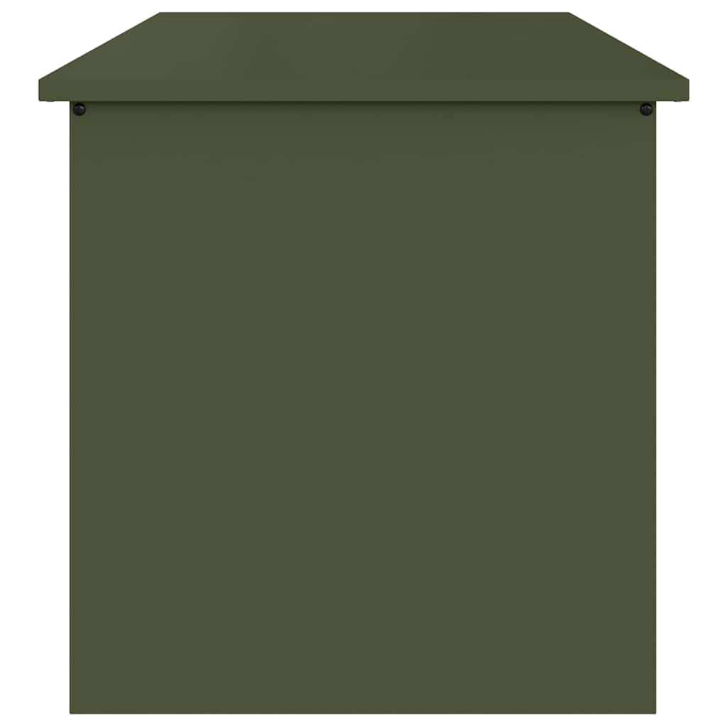 vidaXL Garden Storage Cushion Box Steel 80 x 50.5 x 50 cm 175 L