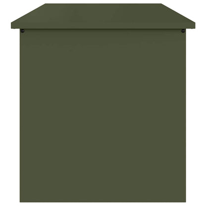 vidaXL Garden Storage Cushion Box Steel 80 x 50.5 x 50 cm 175 L