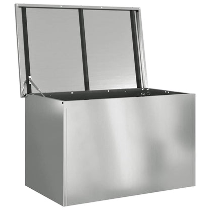 vidaXL Garden Storage Cushion Box Galvanised Steel 80 x 50.5 x 50 cm