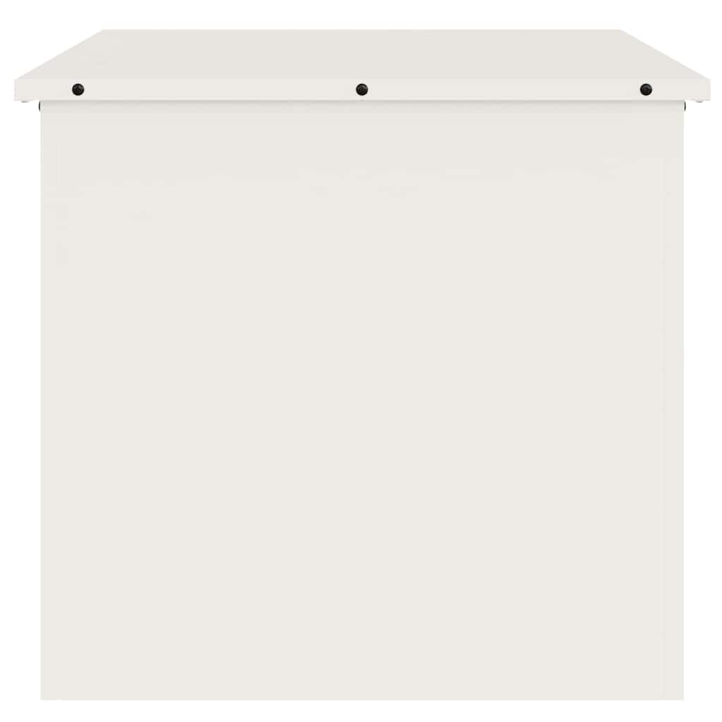 vidaXL Outdoor Storage Box White 55 x 50.5 x 50 cm Steel