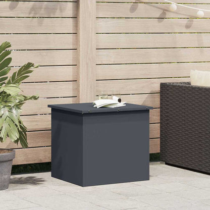vidaXL Garden Storage Cushion Box Steel 55 x 50.5 x 50 cm 117
