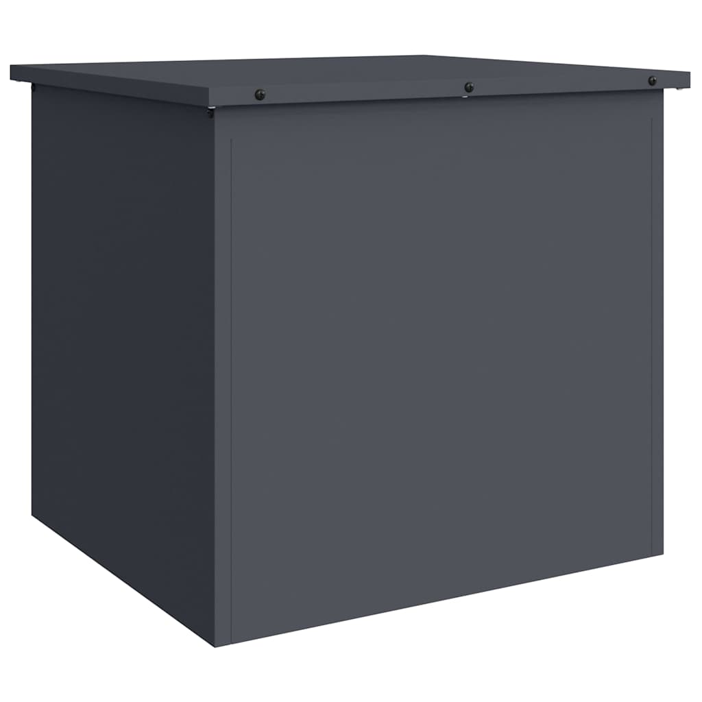 vidaXL Garden Storage Cushion Box Steel 55 x 50.5 x 50 cm 117