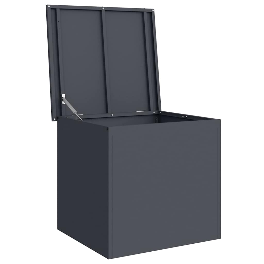 vidaXL Garden Storage Cushion Box Steel 55 x 50.5 x 50 cm 117